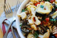 Flavorful Roasted Cauliflower Pasta Salad Gluten and Dairy Free