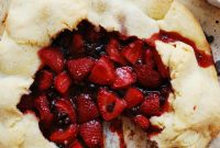 Vegan Top 8 Allergen-Free Strawberry Chocolate Galette