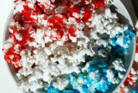 Red White and Blue Popcorn: 3 Easy Ingredients, Allergy Safe