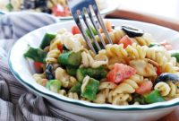 Delicious Gluten and Dairy Free Tuscan Pasta Salad