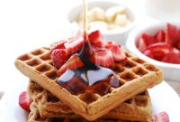 Blender Buckwheat SunButter Banana Waffles Top 8 Allergen Free Vegan