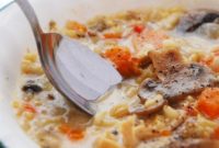 Comforting Gluten and Dairy-Free Instant Pot Chicken, Mushroom, and Wild Rice Soup