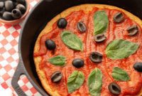 Skillet Socca Pizza: Vegan, Gluten-Free and Grain-Free