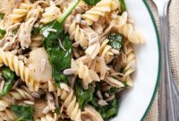 Asian Pasta Spinach Salad Gluten Dairy Free