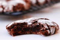 Gluten Free Vegan Christmas Chocolate Peppermint Crinkle Cookies