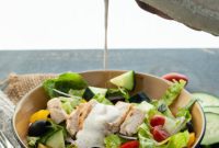 Vibrant Vegan Greek Salad with Creamy Tzatziki