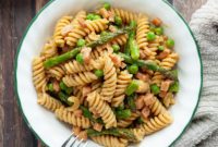 Leftover Ham Asparagus and Lemon Pasta Gluten Dairy Free