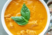 Creamy Vegan Tomato Basil Soup with Video Recipe