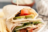 Gluten-Free Turkey Bacon Ranch Wraps: Dairy & Egg-Free Delicious