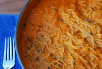Vibrant Red Pepper Pasta Top 8 Allergen Free and Vegan
