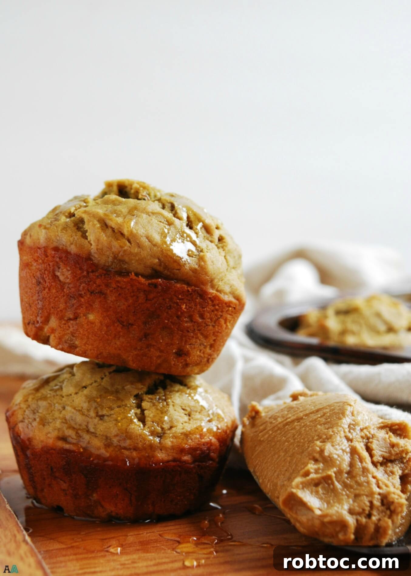 Deliciously Wholesome SunButter, Honey and Banana Muffins: Gluten-Free, Top 8 Allergen-Free, Naturally Sweetened, Vegan Friendly 2 Soft and moist SunButter muffins with banana and honey, perfect for allergy-friendly diets