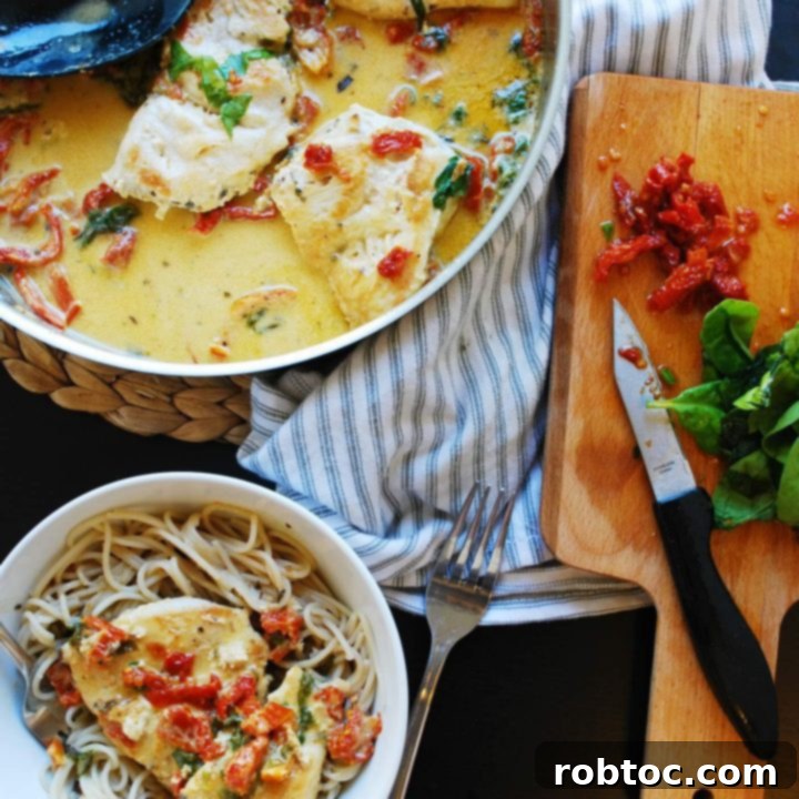 30 Minute Dairy-Free Creamy Tuscan Chicken (GF, DF, Egg, Soy, Peanut, Tree nut Free, Top 8 Free) Recipe by AllergyAwesomeness.com