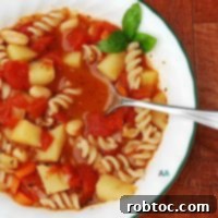 Slow Cooker Minestrone Soup, DF, GF, Soy, Wheat, Dairy, Egg & Peanut/Tree Nut Tree, Top 8 Free, Vegan option