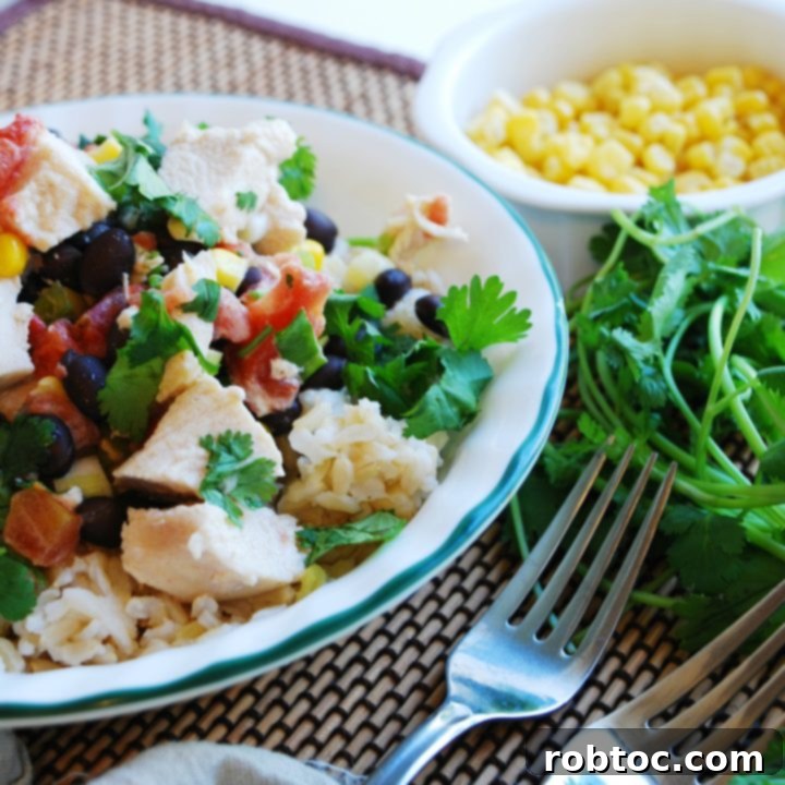 Delicious Slow Cooker Santa Fe Chicken recipe card image