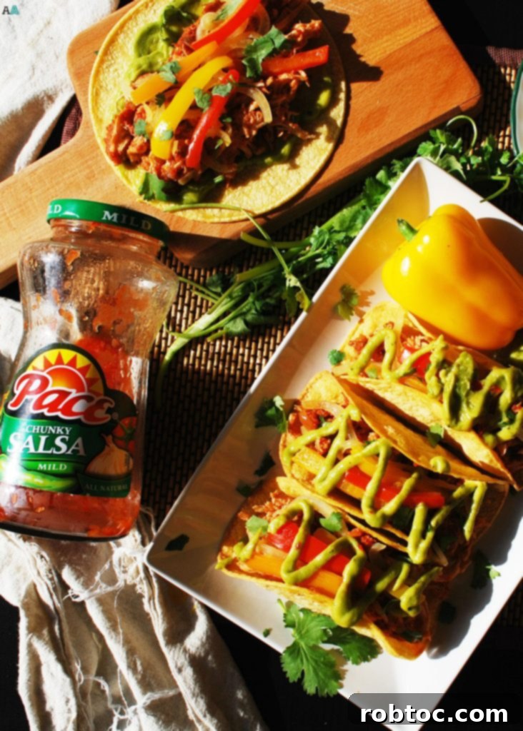 Slow Cooker Salsa Chicken Tacos (Gluten, Dairy, Egg, Soy, Peanut & Tree nut Free) Easy dinner recipe by AllergyAwesomeness.com