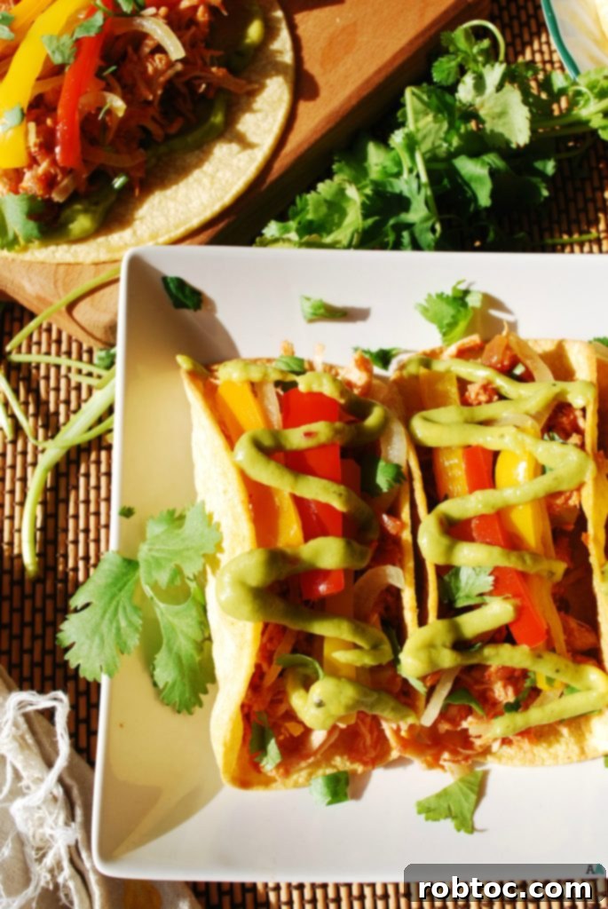 Slow Cooker Salsa Chicken Tacos (Gluten, Dairy, Egg, Soy, Peanut & Tree nut Free; Top 8 Free) Easy dinner recipe by AllergyAwesomeness.com