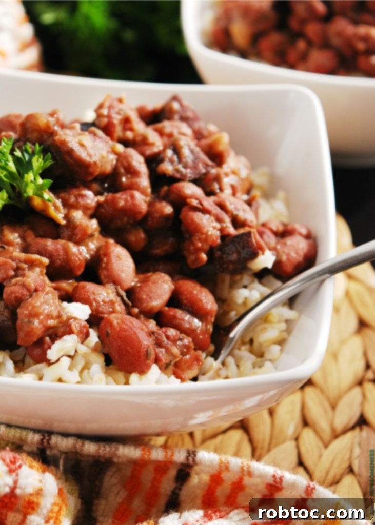 No Soak Red Beans and Rice Recipe by AllergyAwesomeness, showcasing the finished dish