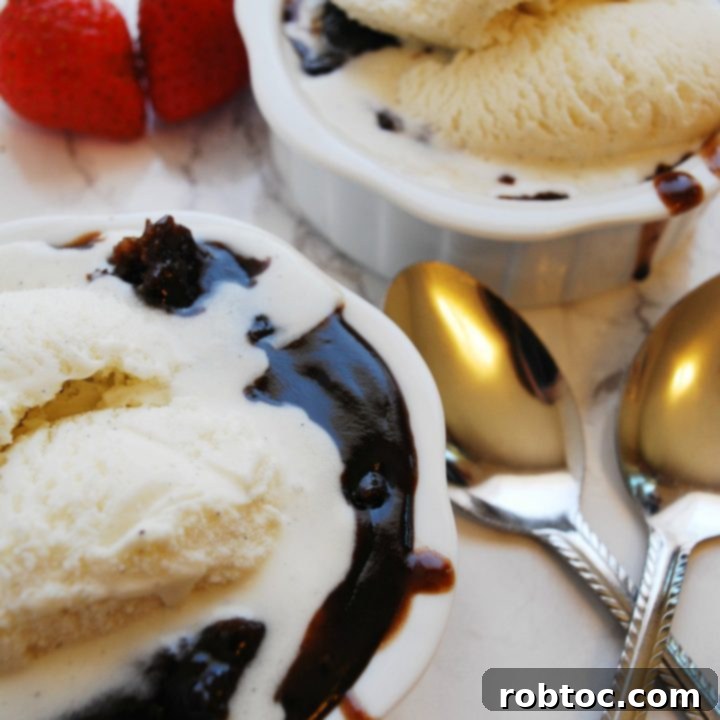 Slow Cooker Chocolate Lava Cake (Gluten, dairy, egg, soy, peanut and tree nut free; top 8 free; vegan) Dessert recipe by AllergyAwesomeness.com