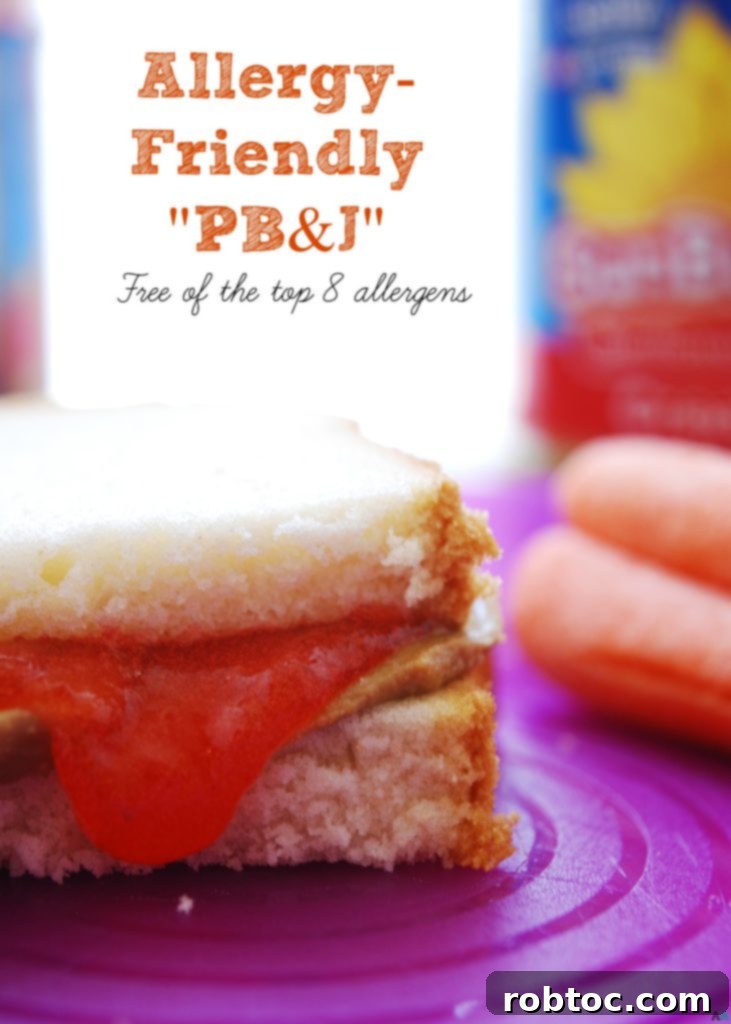 Allergy-Friendly Peanut Butter and Jelly Recipe by AllergyAwesomeness.com