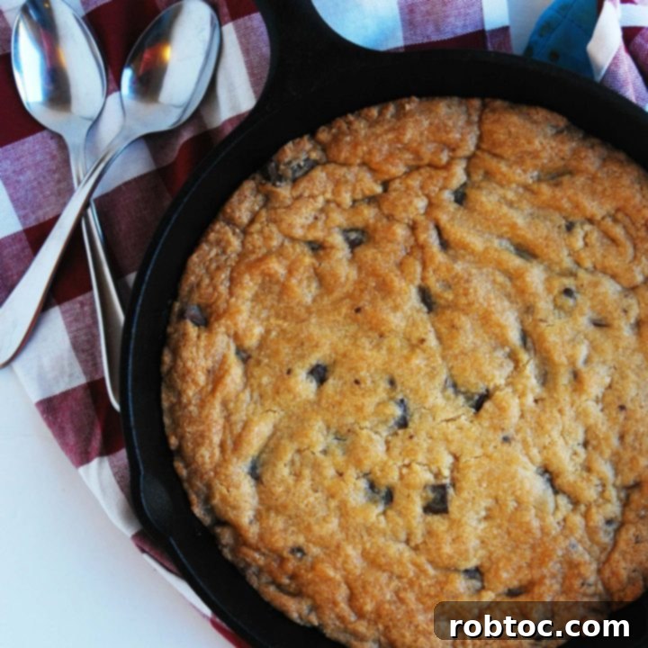 gluten-free-dairy-free-skillet-cookie-shot-above