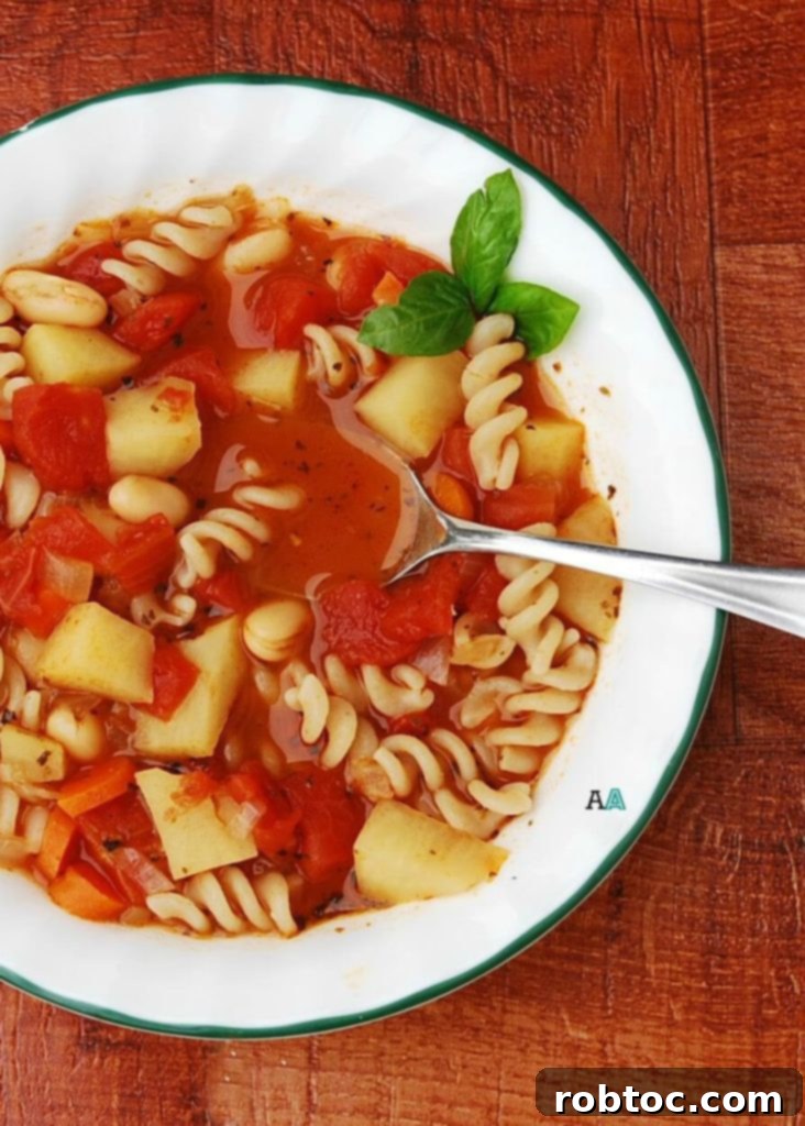 Wholesome Slow Cooker Minestrone, gluten-free, dairy-free, egg-free, soy-free, peanut-free, tree nut-free, Top 8 free, with a vegan option