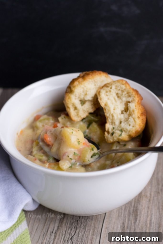 Classic Homestyle Potato Soup, gluten-free and dairy-free