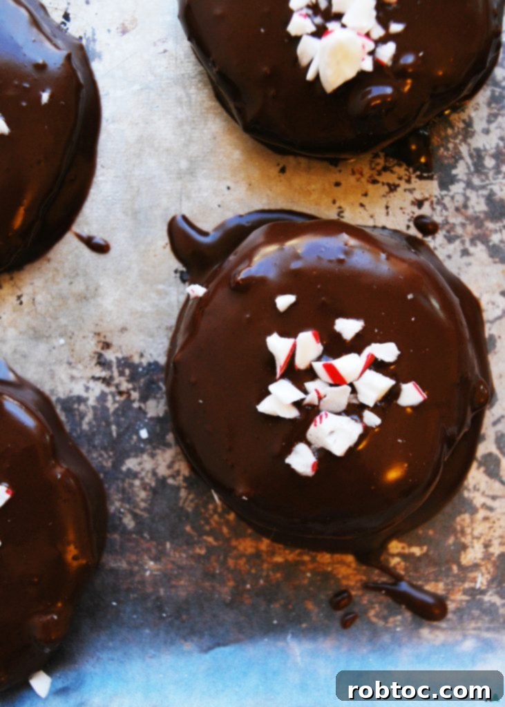 Dairy-free Homemade Peppermint Patties - a perfect holiday dessert recipe that's gluten, dairy, egg, soy, peanut & tree nut free; top 8 free and vegan by AllergyAwesomeness.com