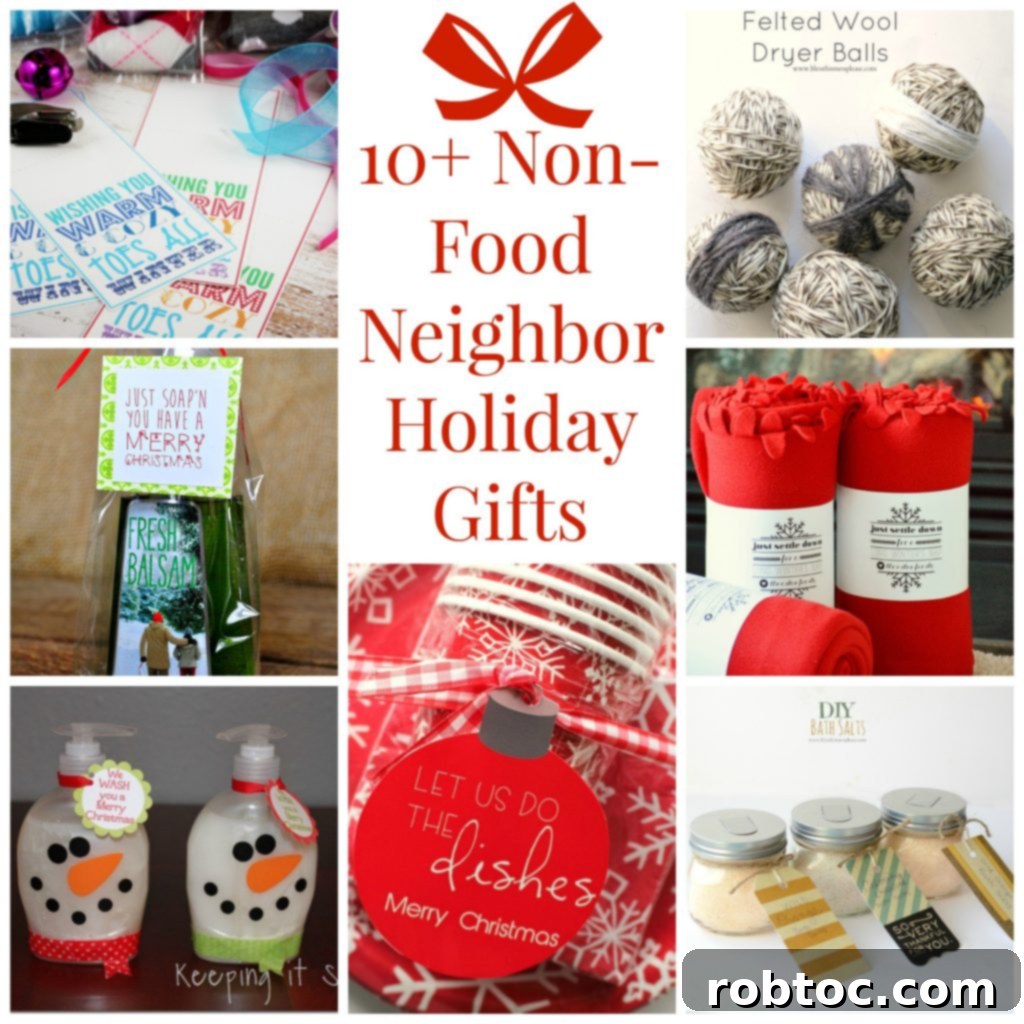 List of 10 Non-Food Neighbor Gift Ideas by AllergyAwesomeness.com