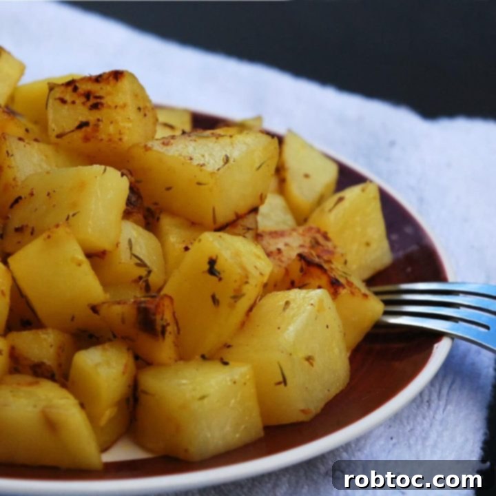 Crispy Greek Roasted Potatoes recipe image