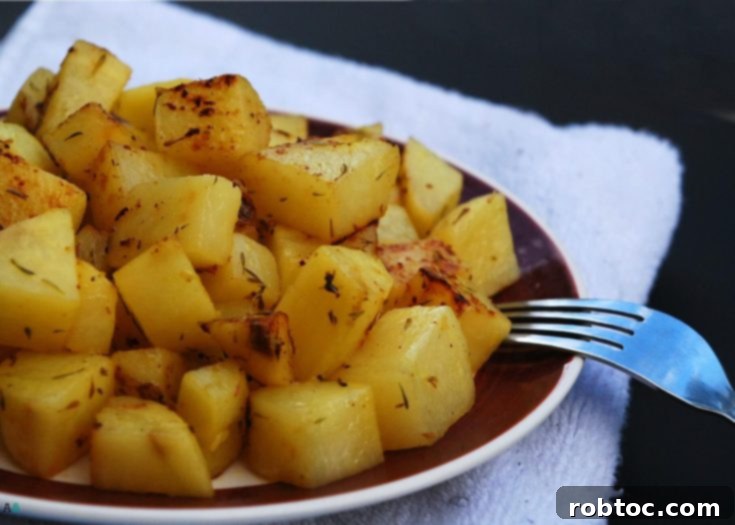Pin this delicious Greek Roasted Potatoes recipe!