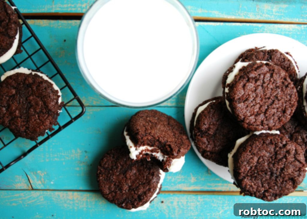 Truly Allergy Friendly Homemade Chocolate Sandwich Cookies 4 Allergy-friendly Homemade Oreo Recipe by AllergyAwesomeness.com