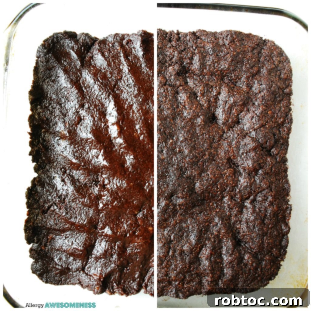 Gluten-free egg-free brownies. Dessert recipe by AllergyAwesomeness.com