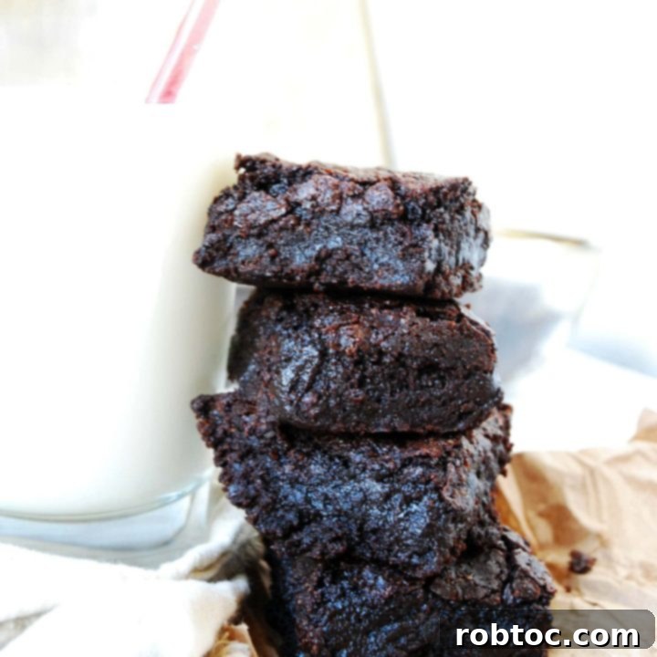 The BEST Gluten-free Vegan Brownies (One bowl!) Dessert recipe by AllergyAwesomeness.com