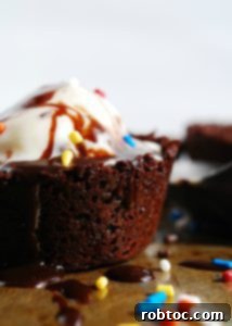 Delicious Brownie Sundae Cups, a gluten-free, dairy-free, egg-free, soy-free, peanut-free & tree nut-free, top 8 free, vegan dessert recipe by AllergyAwesomeness.com