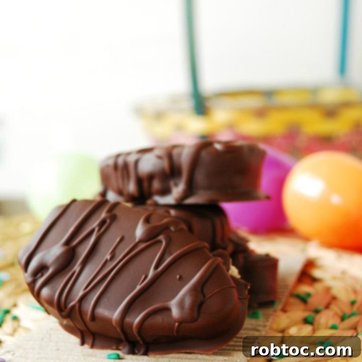 Chocolate Covered Cookie Dough Easter Eggs Made with Hope & Compassion