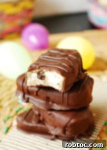 Vegan Chocolate Cookie Dough Easter Eggs