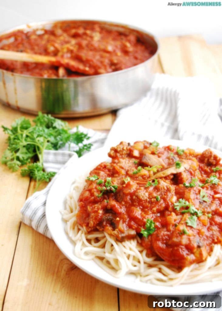 Top 8 Allergen Free Ragu 6 The BEST Ragu Sauce Recipe by Allergy Awesomeness