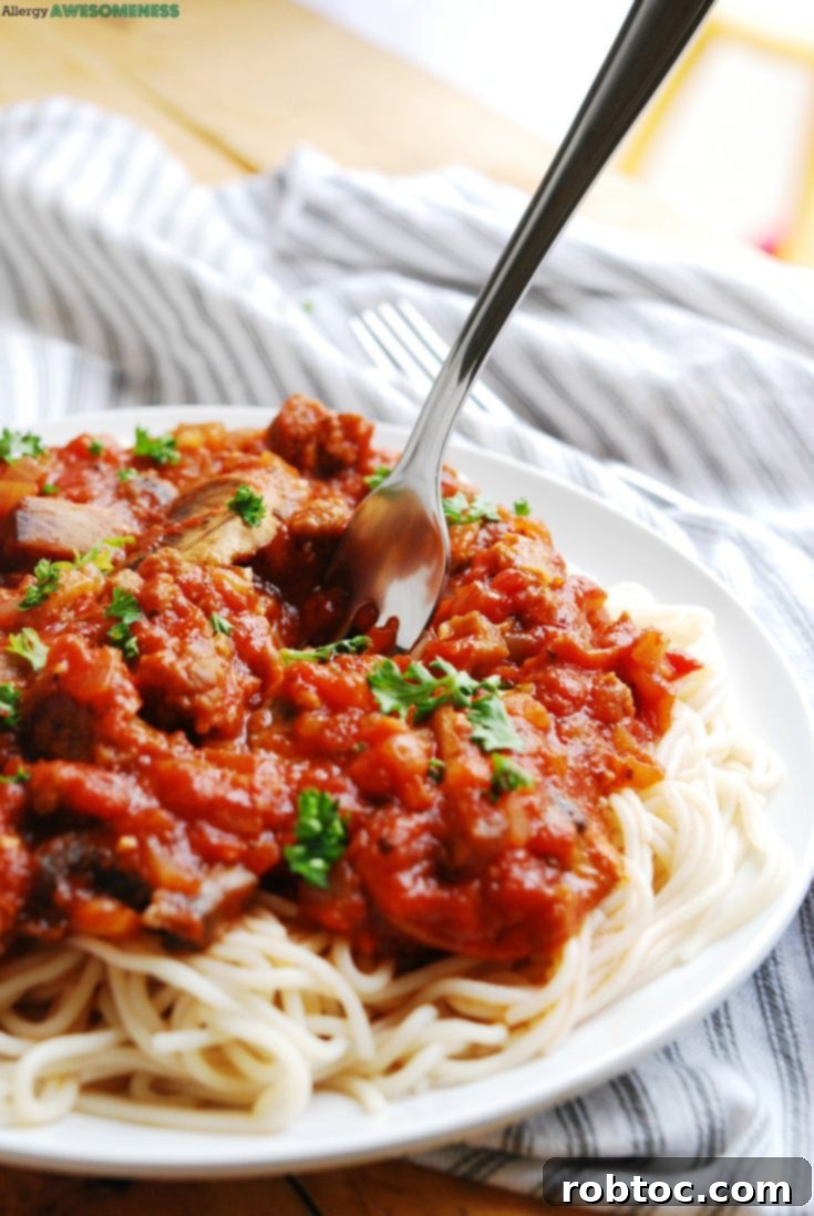 Homemade Allergy-friendly Ragu Sauce