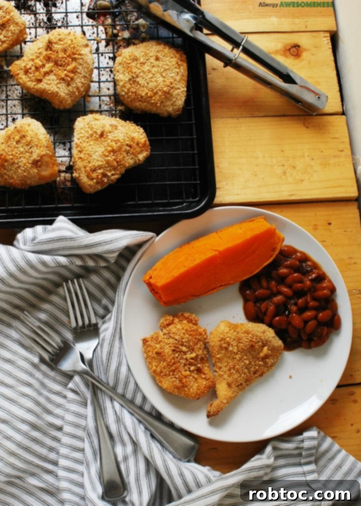 Dairy-Free Unfried Chicken Recipe by AllergyAwesomeness