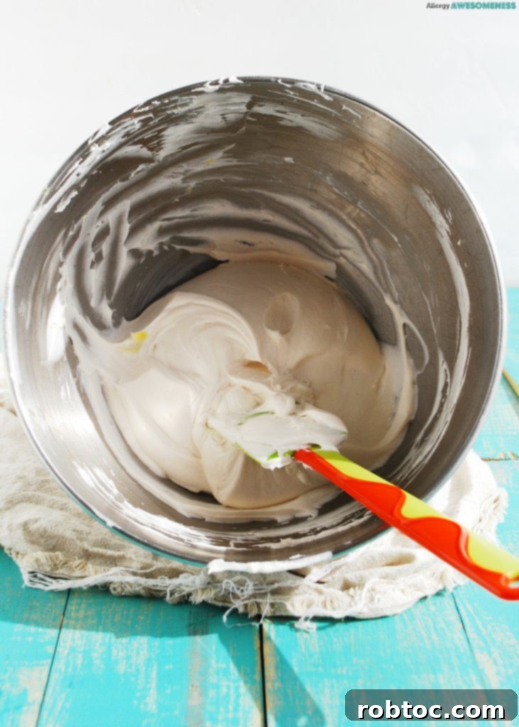 Dairy-free Whipped Cream Cheese Frosting Recipe by AllergyAwesomeness