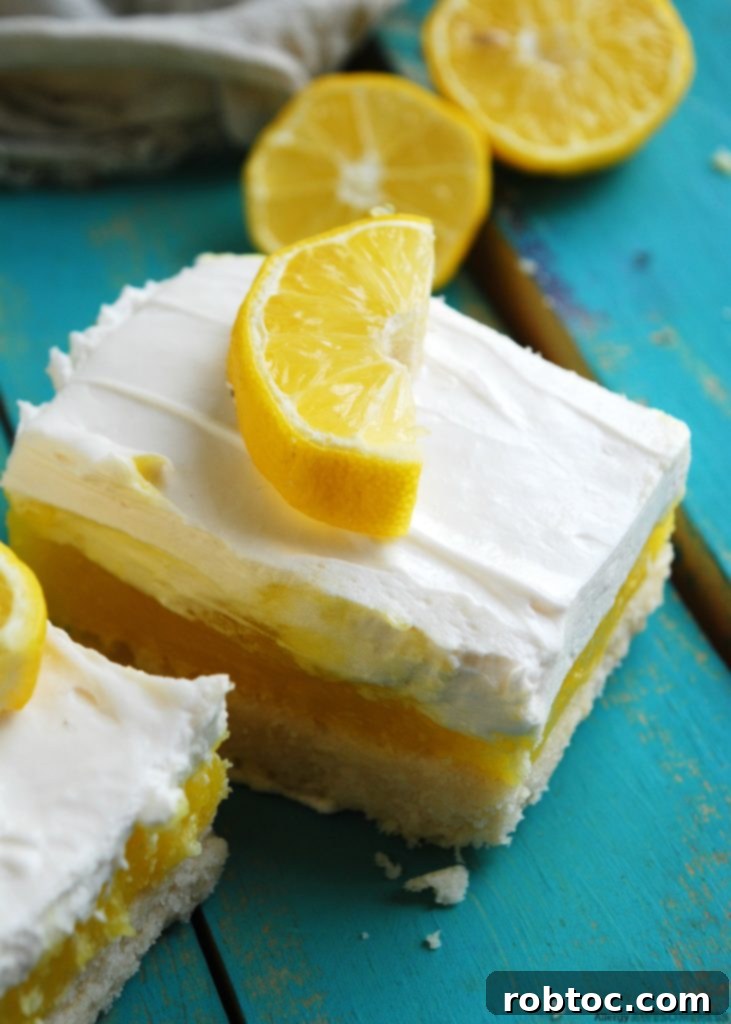Egg-free Lemon Cream Pie Bars Dessert Recipe by AllergyAwesomeness