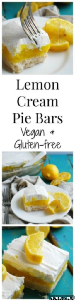 Lemon Cream Pie Bars (Gluten-free, Vegan) Dessert recipe by AllergyAwesomeness