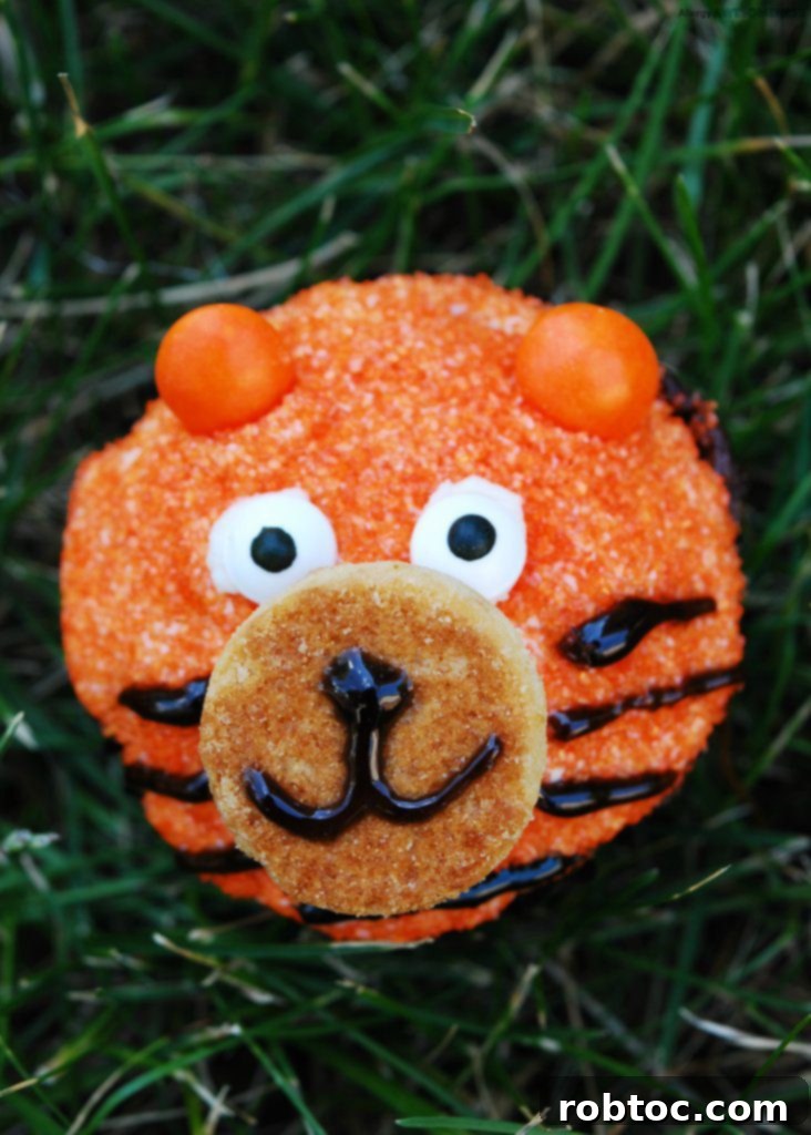 Egg-free Tiger Birthday Cupcakes by Allergy Awesomeness