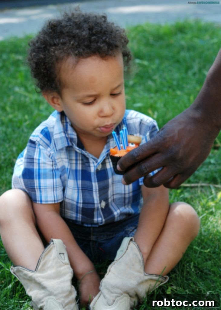 Allergy-friendly birthday cupcakes