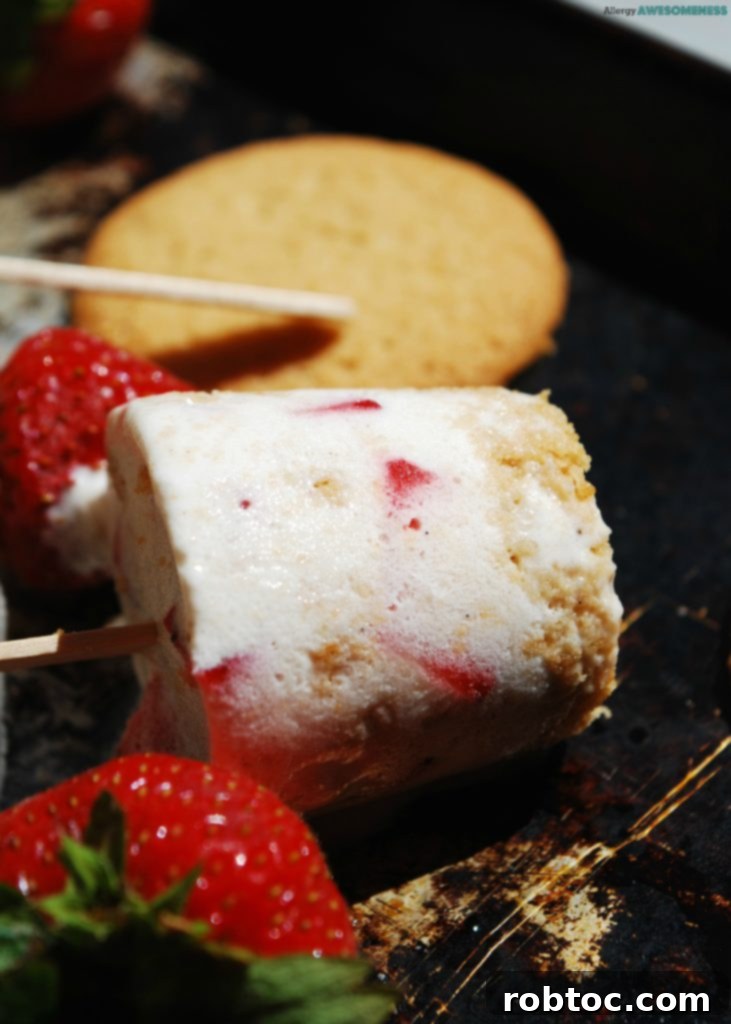 Top 8 Allergen Free Vegan Strawberry Pie Pops 12 Top-8-Free Strawberry Ice Cream Recipe