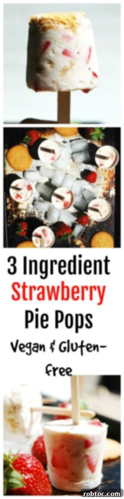 Top 8 Allergen Free Vegan Strawberry Pie Pops 15 3 Ingredient Strawberry Pie Pops Recipe Vegan & Gluten-free