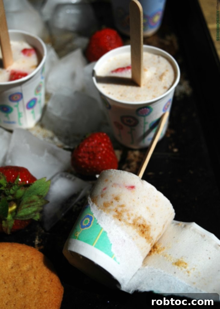 Top 8 Allergen Free Vegan Strawberry Pie Pops 9 Homemade Ice Cream Using DIxie Cups No Molds Needed