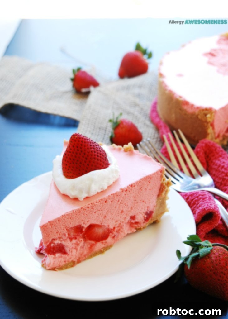 The Ultimate Top 8 Free No Bake Strawberry Jello Pie 3 Gluten-free No Bake Strawberry Pie with fresh fruit