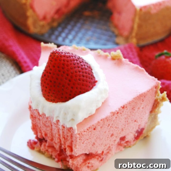 Allergy-Friendly No-Bake Strawberry Jello Pie