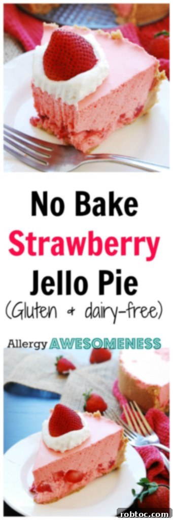 The Ultimate Top 8 Free No Bake Strawberry Jello Pie 8 No-Bake Strawberry Jello Pie Recipe by AllergyAwesomeness for a hassle-free dessert